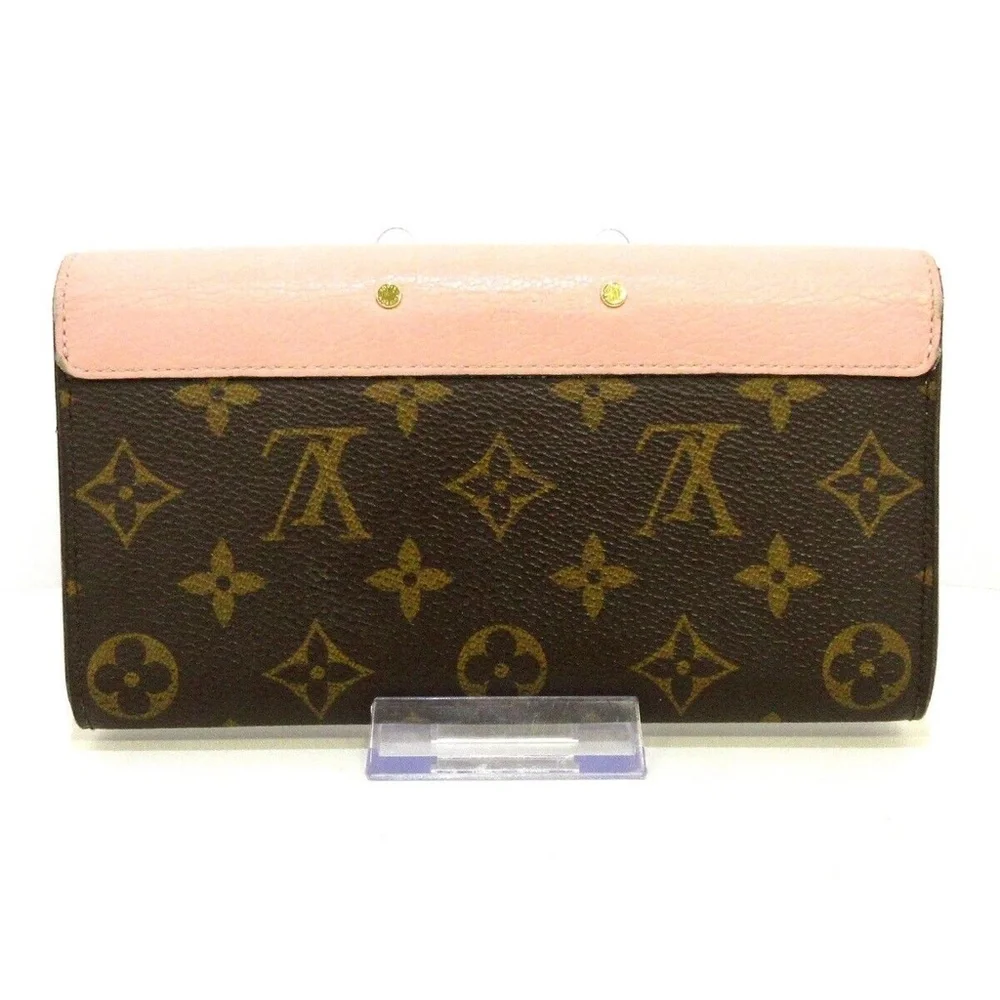 Authentic LOUIS VUITTON Monogram Portefeuil Pallas Cerise Bifold Wallet - Picture 9 of 10
